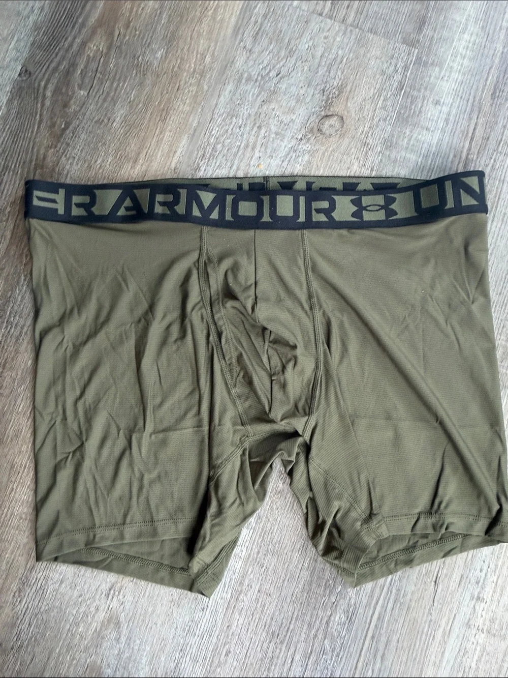 Under Armour | Men’s Boxer Briefs - Black & Olive